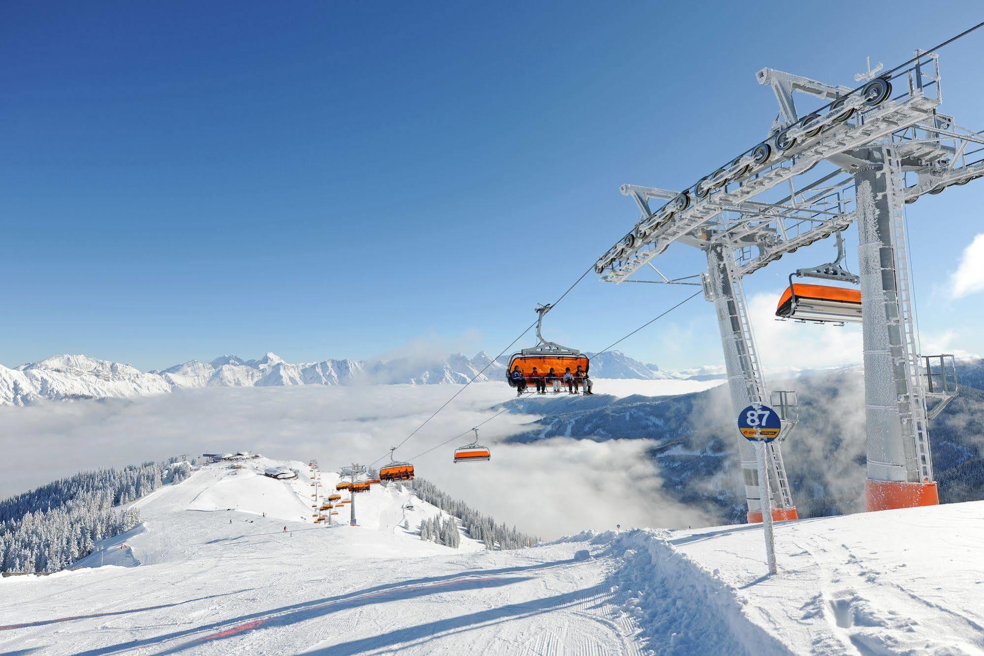 Hotel Bacher Asitzstubn Leogang Buitenkant foto